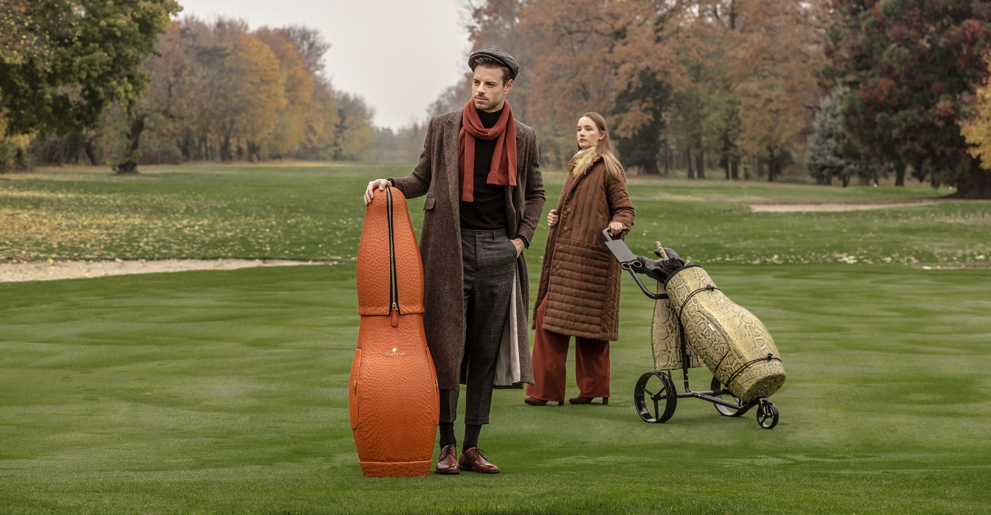 Handmade luxury golf bags CARATTO